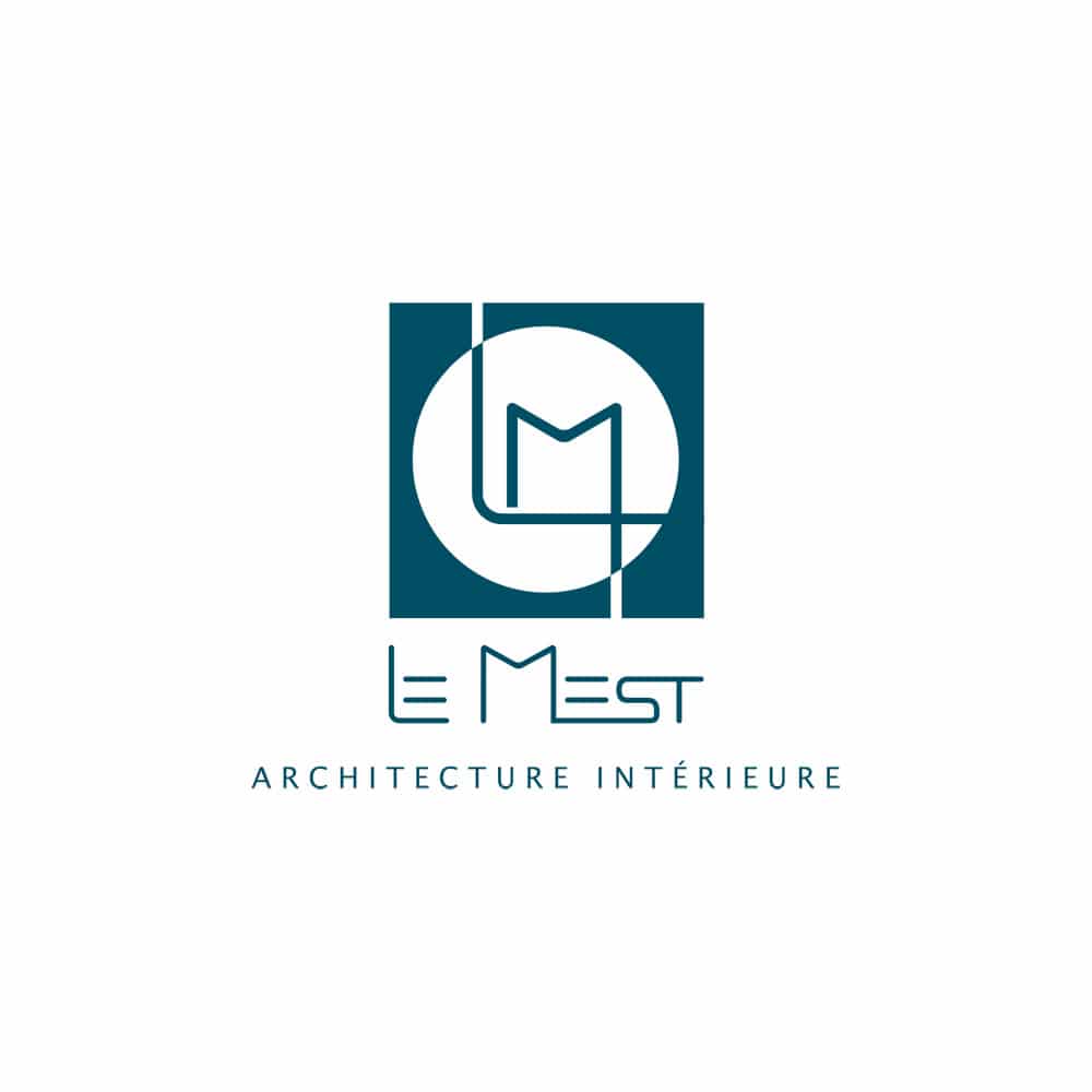 Logo pour l'architecte d'intérieur Le Mest - Brest